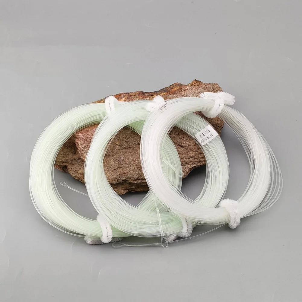 

100FT Transparent Slow Sinking Fly Fishing Line Weight Forward WF Series With Welded Loops Slow-Sinking Line Fishing Tackle Part