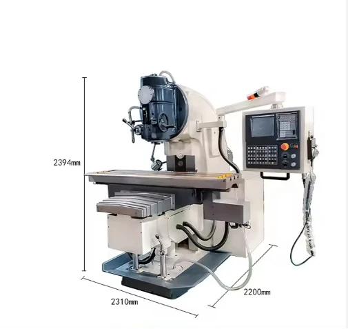 High quality and high precision vertical milling machine XK5040 metal processing CNC universal milling machine