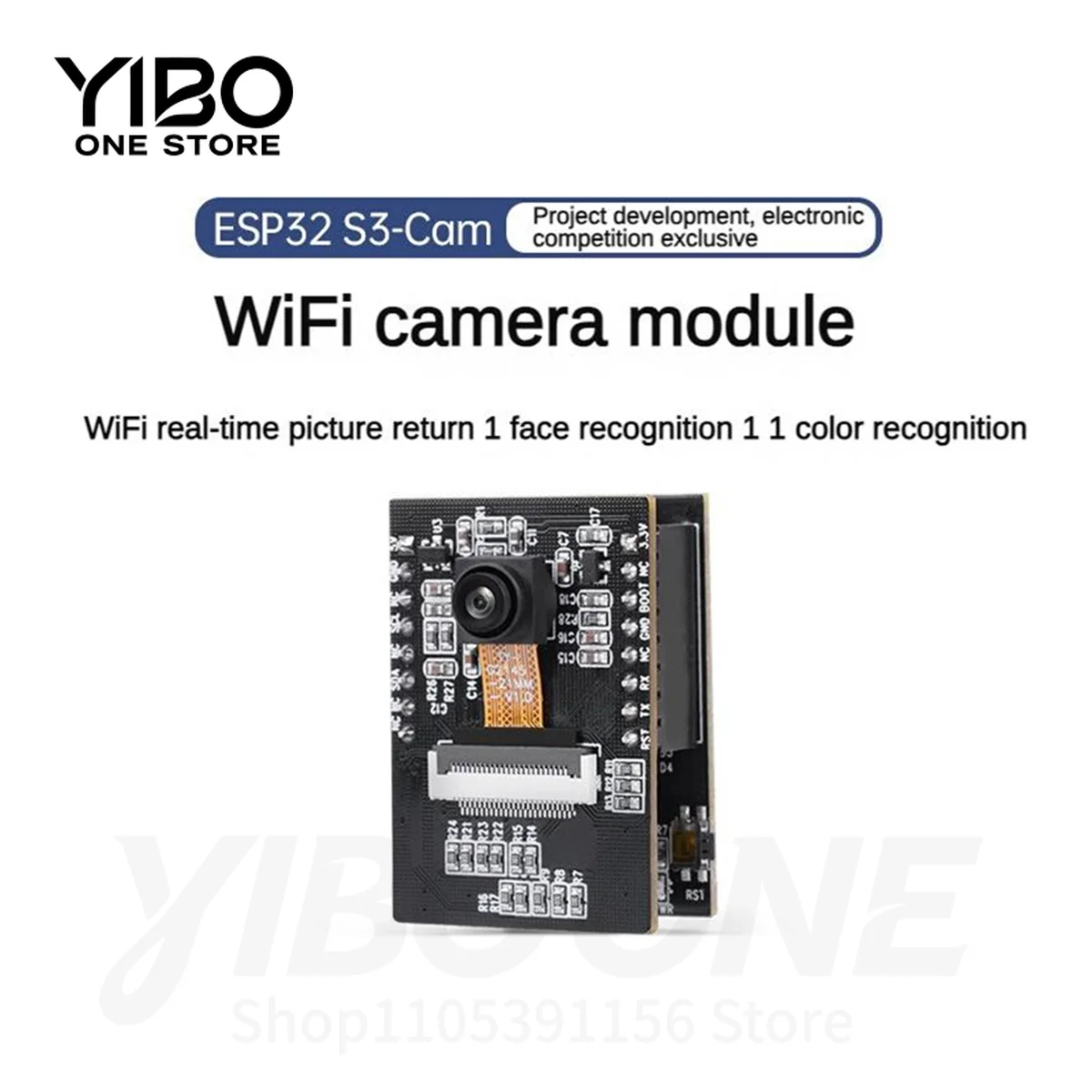 1pcs ESP32 visual recognition module Wifi real-time image transmission IIC/serial port open source sensor AI smart camera