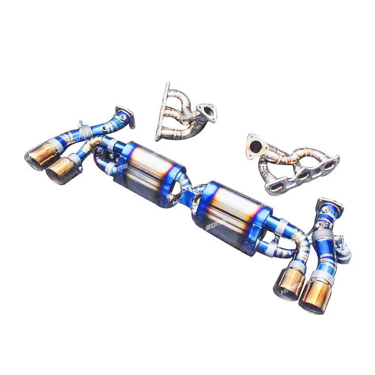 Para PORSCHE 991 TURBO TURBO S VALVETRONIC CAT-BACK SISTEMA DE ESCAPE