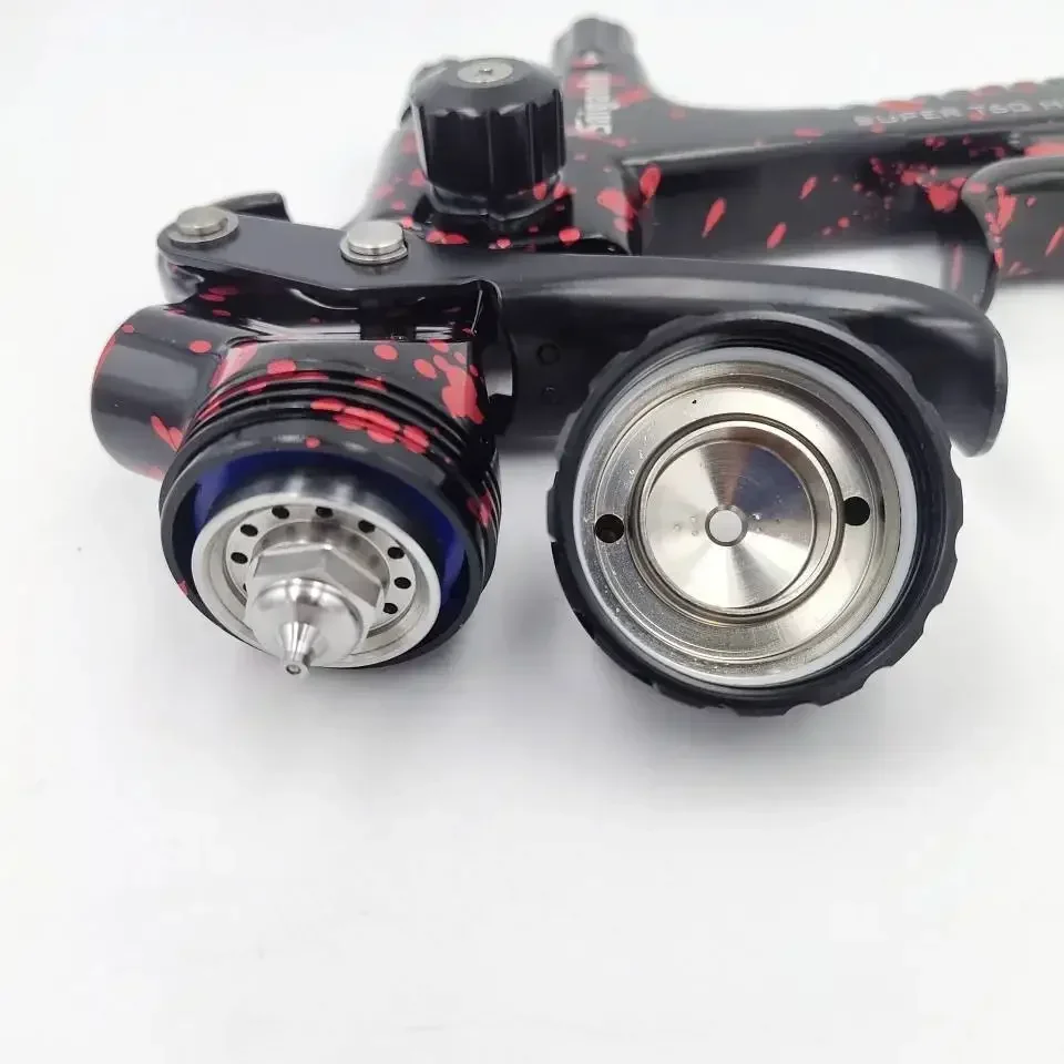 NEW High Quality HVLP Spray Gun T-60 Painting Gun 1.3mm Nozzle Water Based Professional Black Air Spray Gun Airbrush For Car