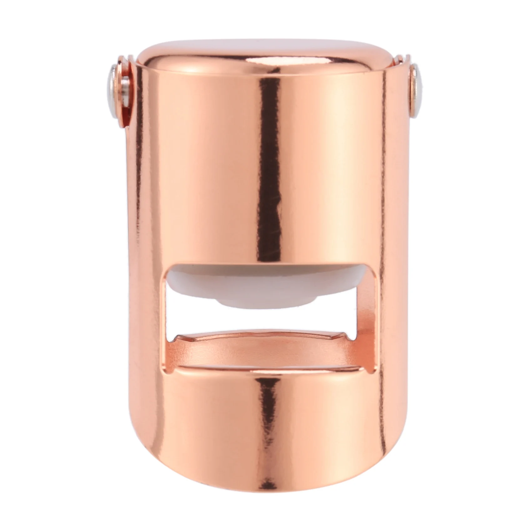 Champagne Bottle Stopper Rose Gold Stainless Steel Champagne Sealer Plug Super Powerful Vacuum Seal Reusable Wine Saver