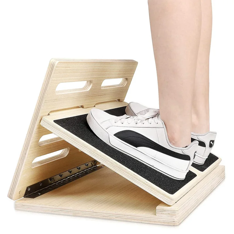 Wooden Tensile Board for Household Use Diagonal Pedal Standing Pedal Fitness Sports Folding