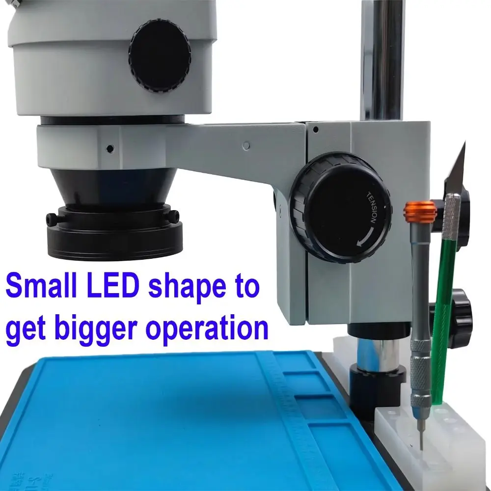White LED Microscope LED Light USB Powered Bottom Lighting Microscope Lamp Adjustable Brightne Microscope Ring Light