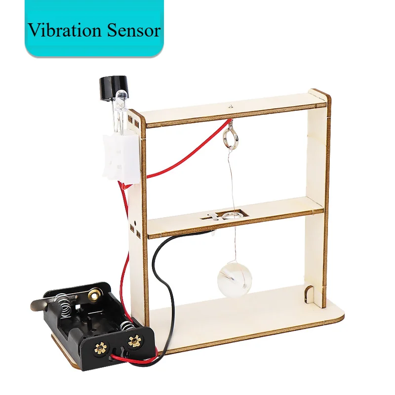 Juguetes De física STEM DIY para niños, experimento de ciencia, Material de enseñanza, proyector deslizante, Motor de CC, proyecto de montaje Manual, regalo para niños