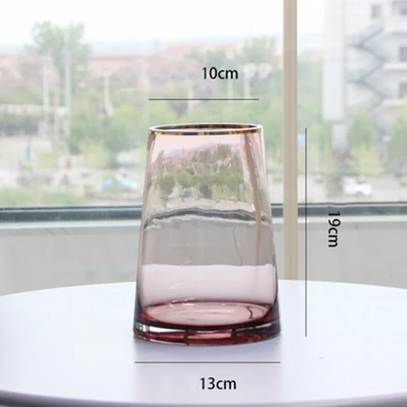 Glass Vase With Phnom Penh Terrarium Flower Pot decoración hogar Vase for Living Room Vases New Year Oranments Vase 꽃병