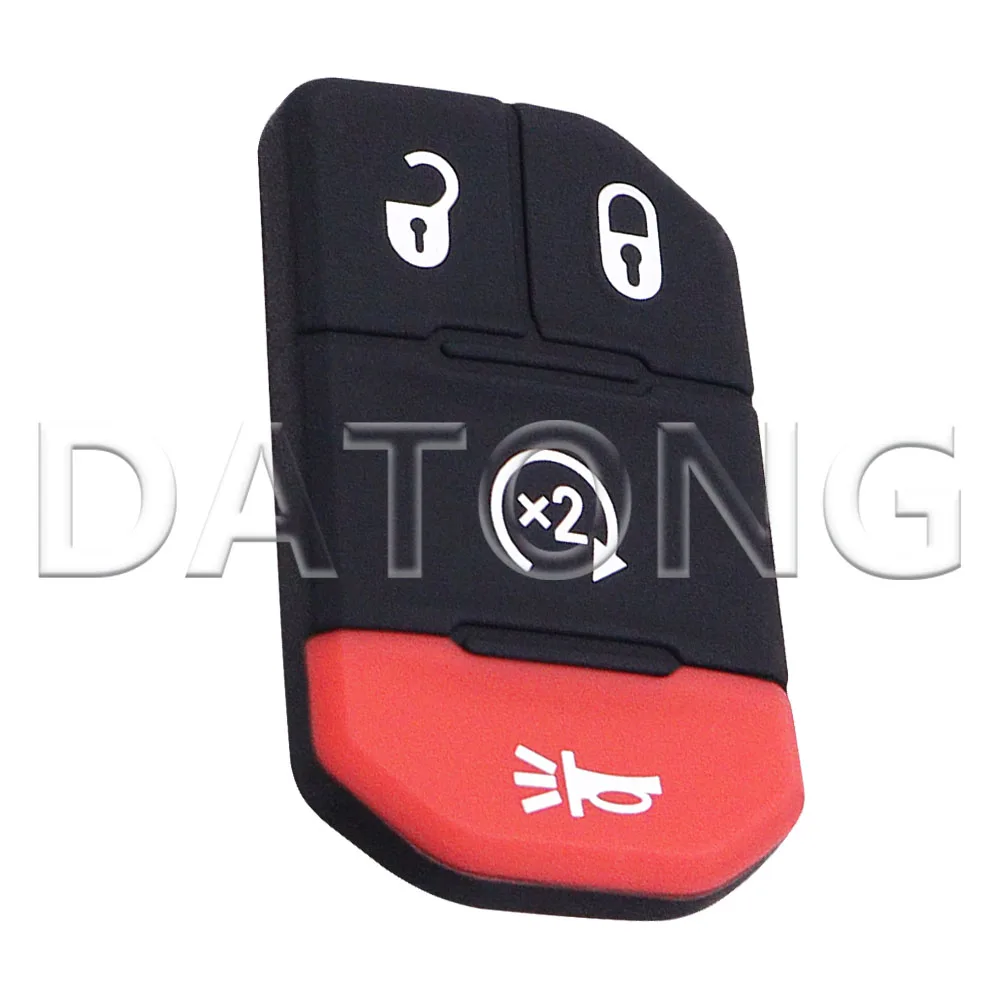 Datong 2/3/4 Button Replacement Car Key Button Pad Cover OHT1130261 For Jeep Wrangler JL 2018–2025 Gladiator 2019–2025