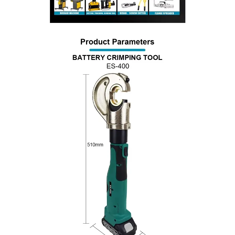 

ХИТ ПРОДАЖ! Портативный инструмент для обжима кабелей ES-400