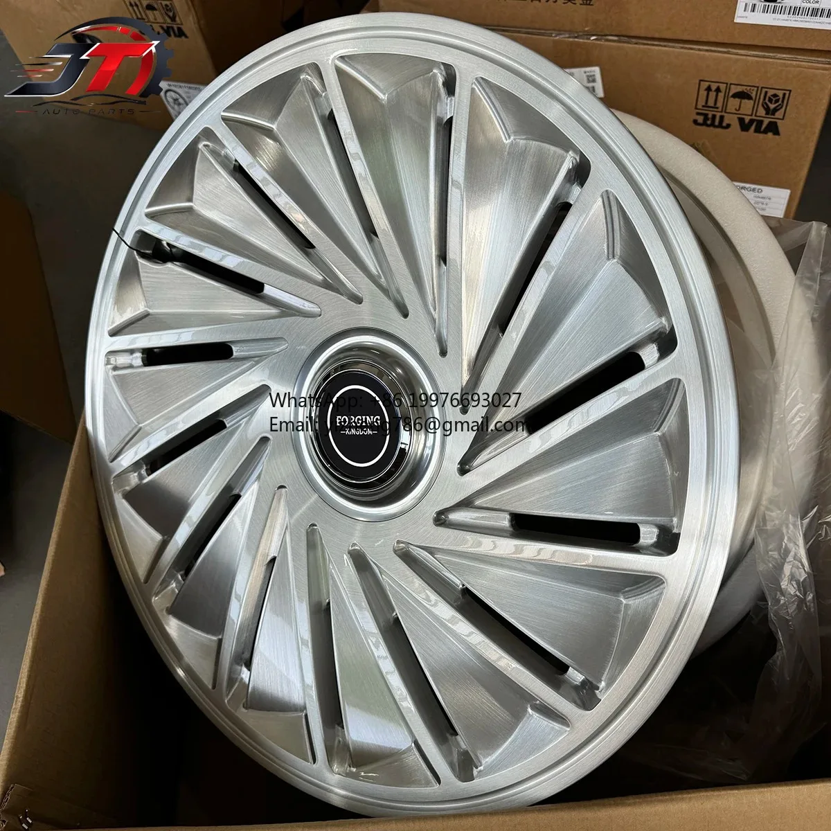 JT High Quality 6061-T6 Aluminum Alloy Multi Spoke Wheels Custom Forged 17-26 Inch 5x112/114.3/120 40mm 25mm 30mm 20mm Retrofit