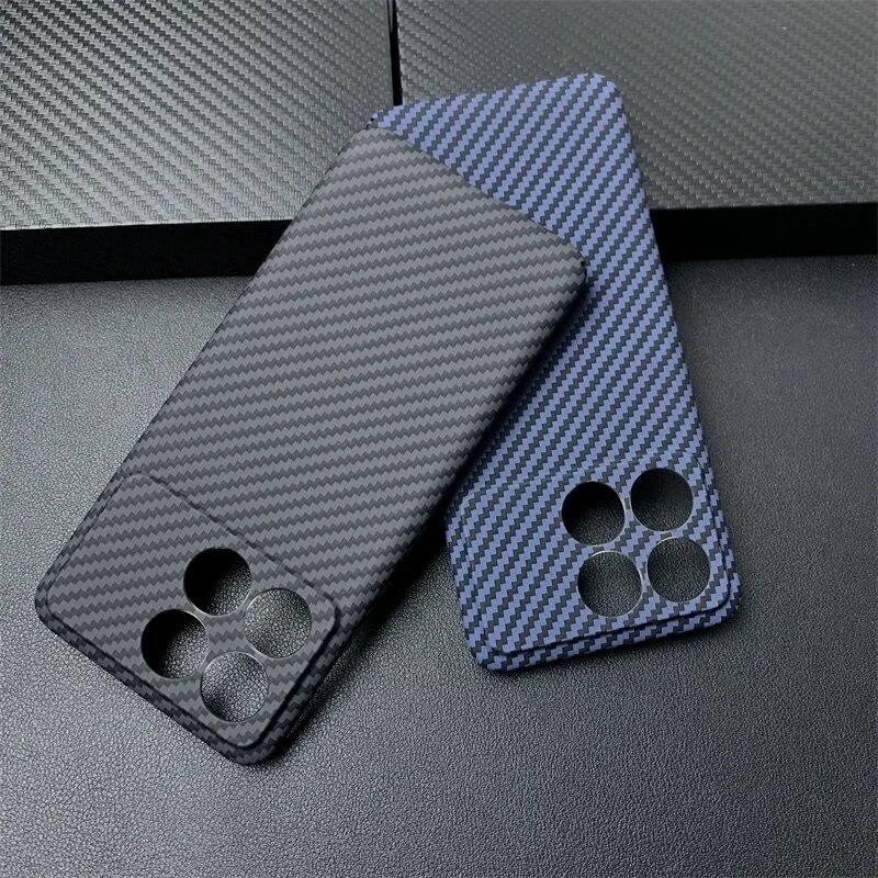 Cover For POCO X6 Pro Case PC Carbon Fiber Texture Pattern Matte Hard Case For Xiaomi POCO X6Pro 5G Funda Slim Ultra Thin Bumper