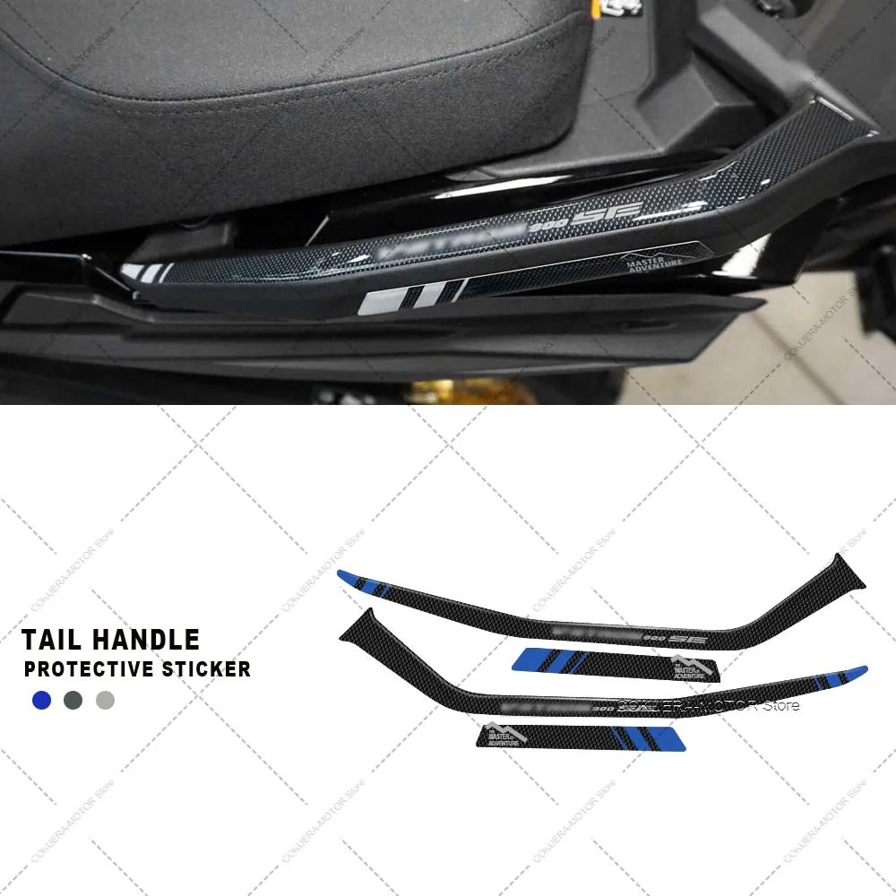 V-Strom 800SE Tail handle stickers Motorcycle Sticker 3D Epoxy Resin Protection Sticker For V-Strom 800 SE 2023