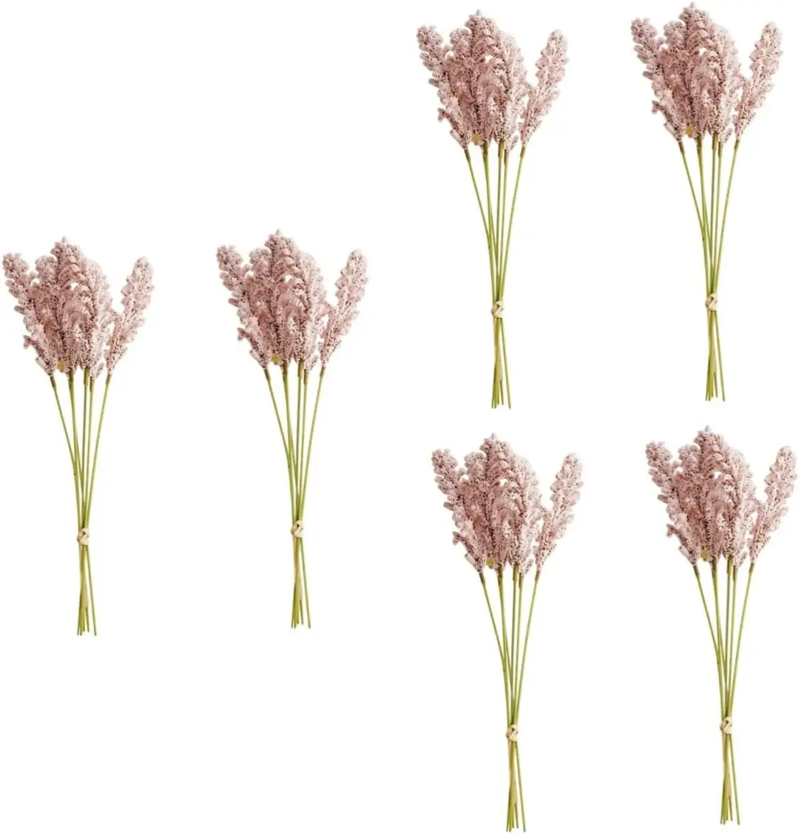 

3pcs Artificial Flowers, Faux Flowers, Fake Flowers Arrangement - 2 Plants Grain Decor for Indoor & Outdoor Shop Decoration, Art