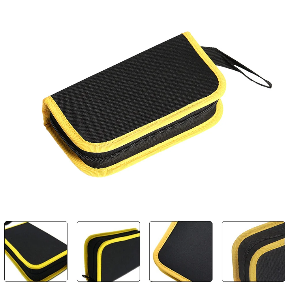 

Oxford Cloth Tools Pocket Bag Large Capacity Wear-Resistant Waterproof Zipper Tool Pouch for Electrician Plumber Repairmen