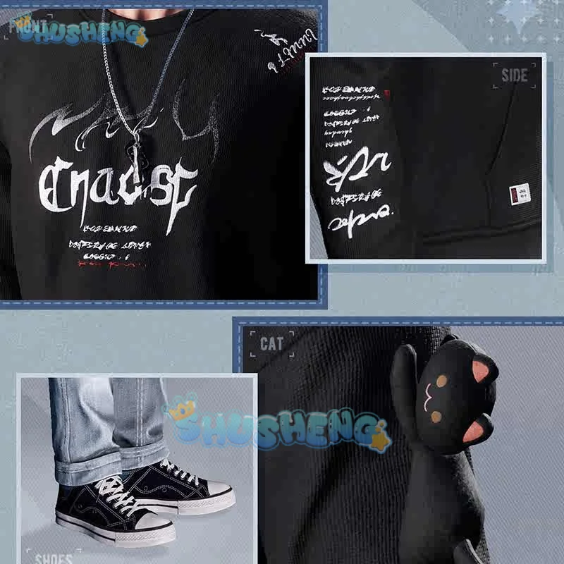 Amor e espacios profundos heróis cosplay traje religioso declaração halloween carnaval festa de natal jogar papel roupas