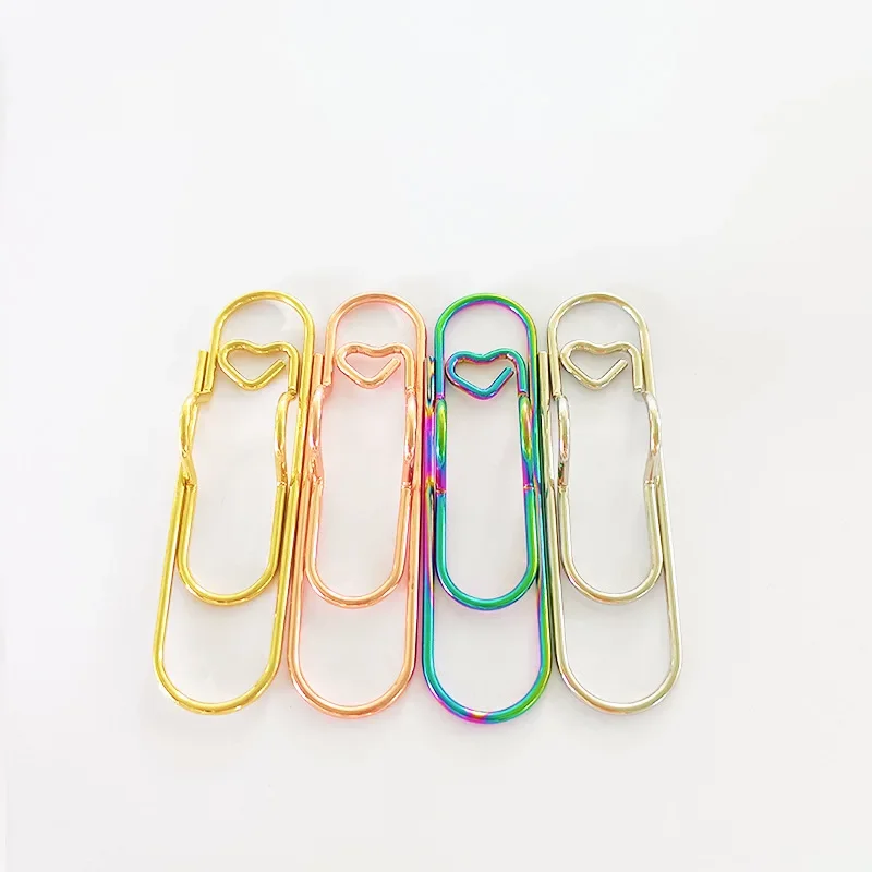 1pcs Multi-functional Metal Paper Clips with Pen Holder Binder Clips School Office Learning Supplies Stationery