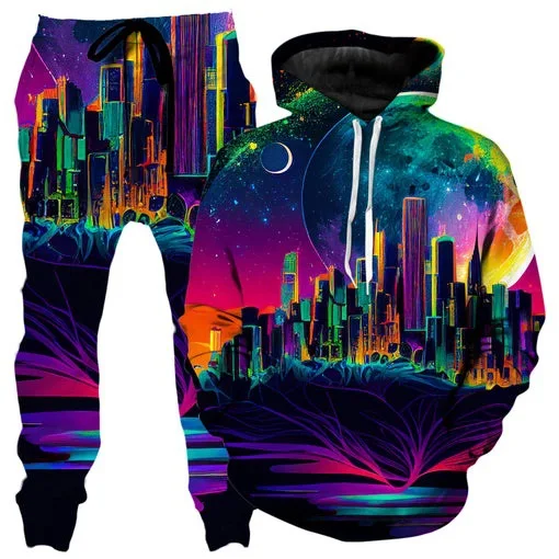 

﻿2026 Colorful Abstract Mandala 3D Hoodies Pants Set Men's Sweatshirts Sweatpants Two Piece Suits Outdoor Man Tracksuit﻿﻿﻿﻿﻿