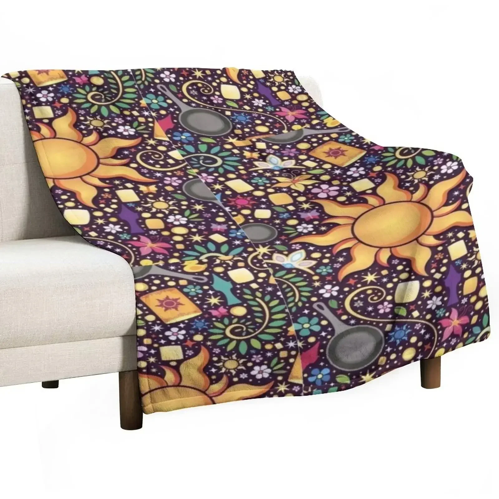 

Tangled Throw Blanket for sofa Thermal Blankets