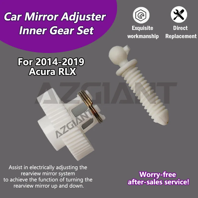 55 Teeth For 2014-2019 Acura RLX Car Mirror Adjust Motor Adjuster Inner Gears Set For Up/Down Position Easy to Install Replacement Part