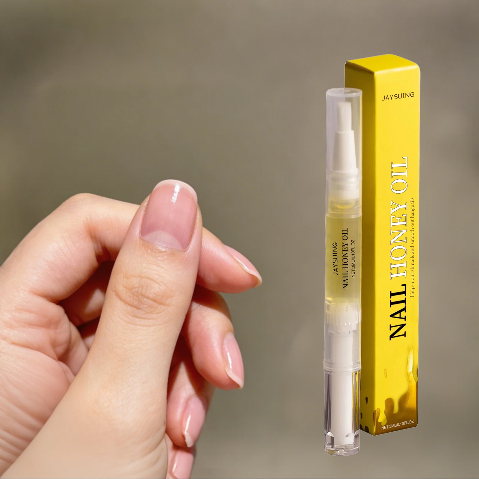 

Honey Nail Oil Pen Natural Extract Nourish Repair Dry Nails Restore Cuticle Prevent Breakage Portable Daily Care Cuticle Oil Pen
