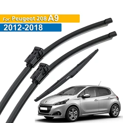 Erick's Wiper Front & Rear Wiper Blades Set For Peugeot 208 2012 - 2018 Windshield Windscreen Window Brushes 26