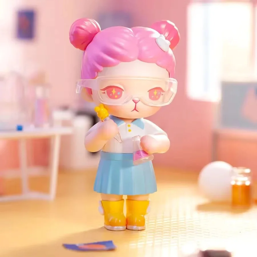 

100% Original BUNNY School Series Blind Box Guess Bag Mystery Box Toys Doll Cute Anime Figure Desktop Ornaments Gift