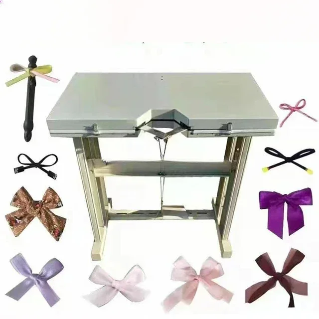 Accessories Satin Ribbon Bow Knot Making for Ties Making Machine