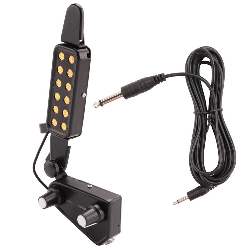 

Soundhole Pickup Magnetic Transducer Fader Audio Cable Guitar Parts And Accessories