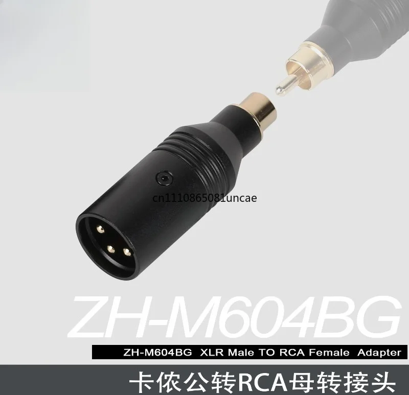 For 3‑Pin XLR Female To RCA Female Adapter Balanced Audio Converter Connector For Mixer Amplifier