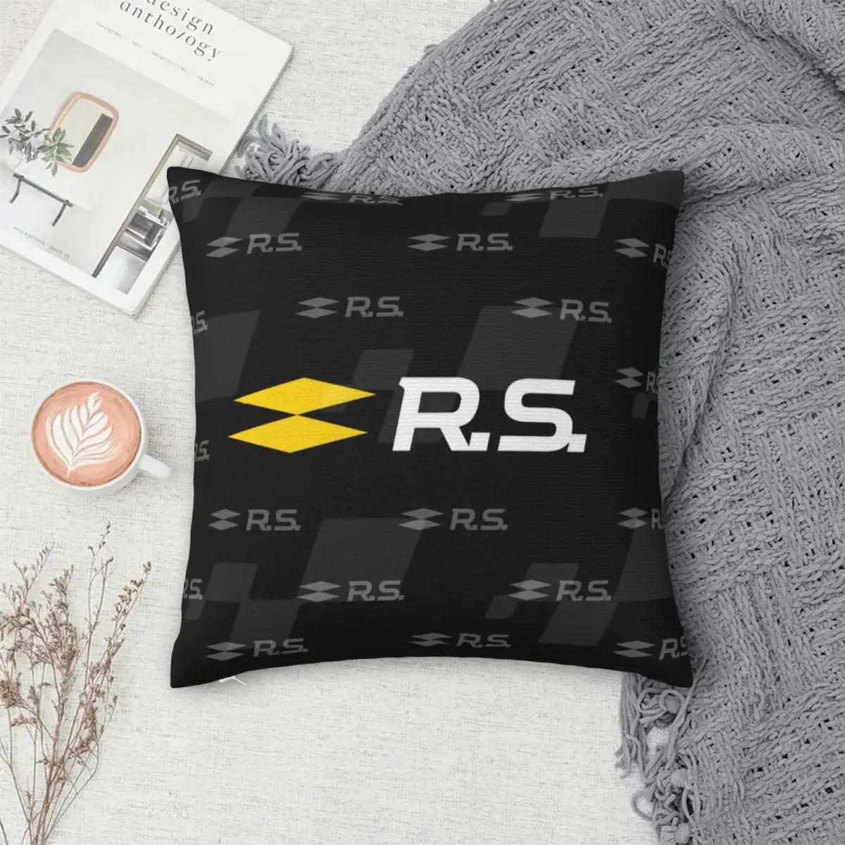 

Renault Sport RS Car Pillowcase Polyester Pillows Cover Cushion Comfort Throw Pillow Sofa Decorative Cushions Used for Home Sofa