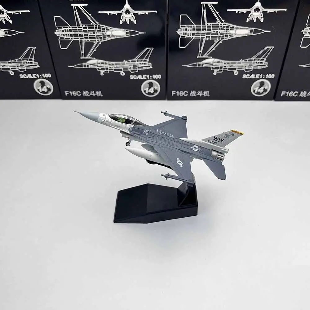 

Amer 1/100 Usa F16 Alloy Fighter F-16c Имитация сплава Статическая модель самолета