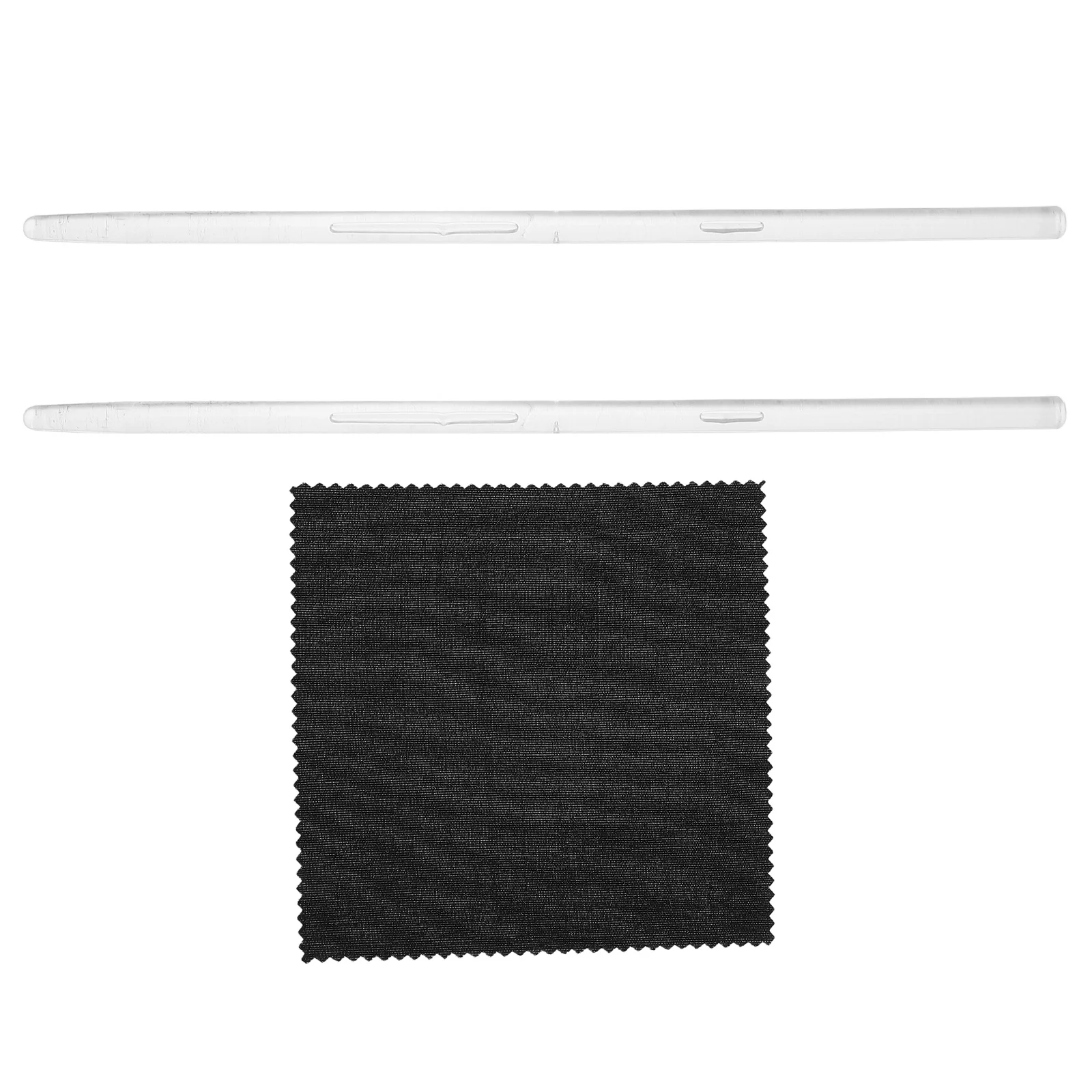 1 Set Electrostatic Experiment Kit Glass Rod Cloth Pair Portable Physics Teaching Tool For Junior High School Science Class