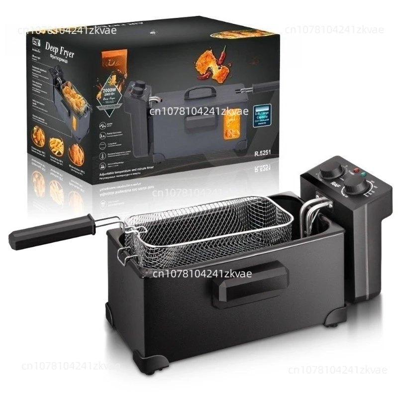 

Fryer for Household Use, Small Electric Fryer, Electric Fryer, Fries and Fries Machine, Skewer R.5251