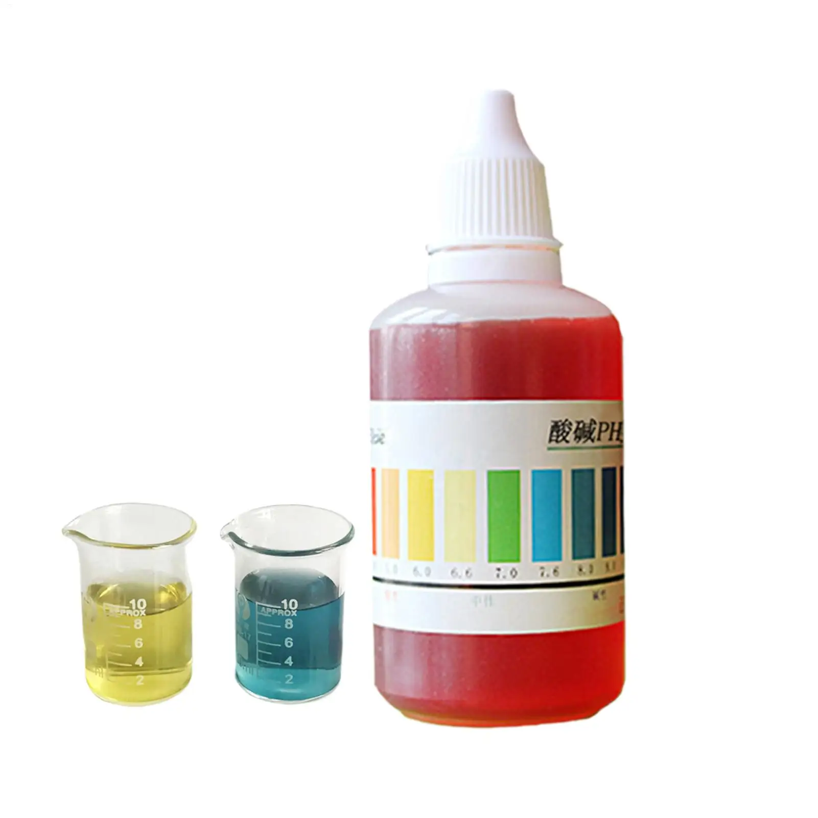 50 ml PH-Test-Tropfenwasserqualitätstester, präziser PH-Wassertester, tragbarer PH-Wert-Tester, Aquarium-Wassertester