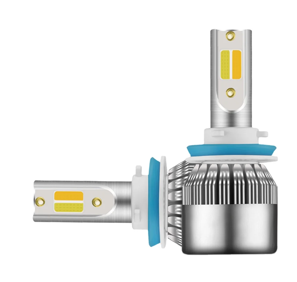 Faros delanteros LED para coche de fábrica C6 H1/H3/H4/H7/H8/H9/H11/9005/9006 9005/9006 Faros LED para coche