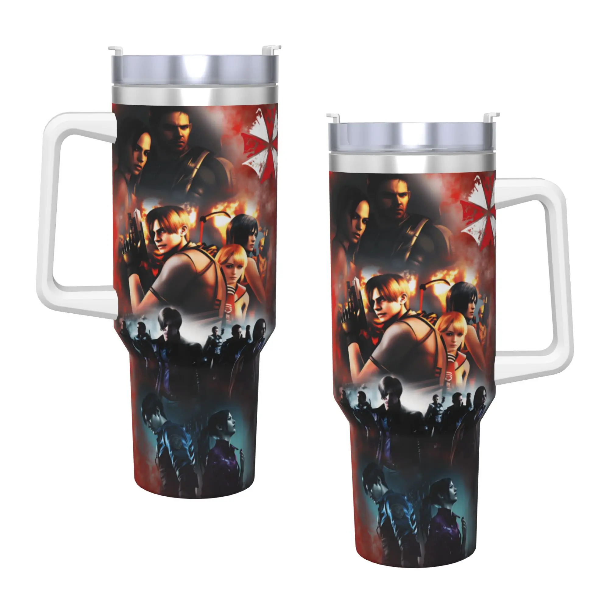 Residents Evils Stainless Steel Tumbler  Travel Car Mugs Large Thermal Cups Insulated Hot Drinks Milk Tea Water Bottle