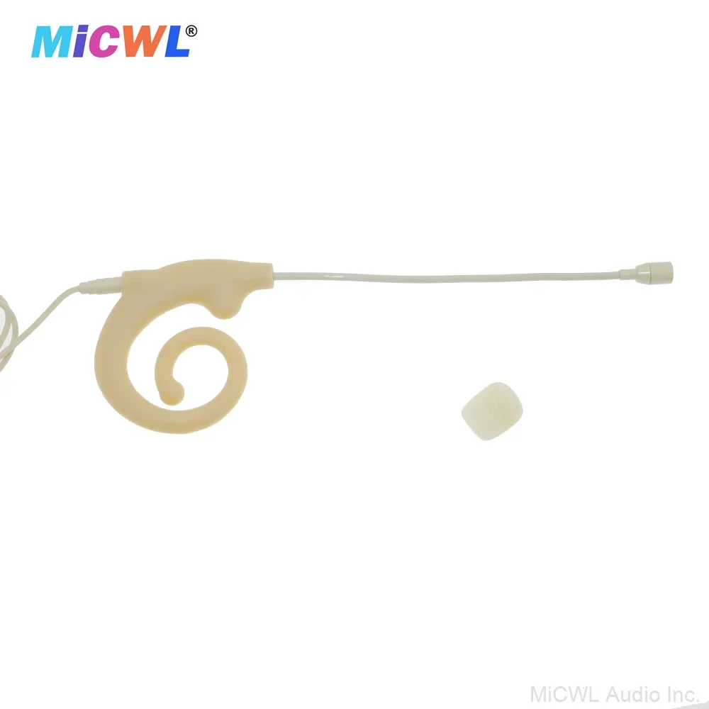المهنية HM680 الأذن تسليم الحلزون ميكروفون سماعة الرأس ل Sennheiser G2 G3 G4 Bodypack 3.5 مللي متر مقبس استريو مريح لينة
