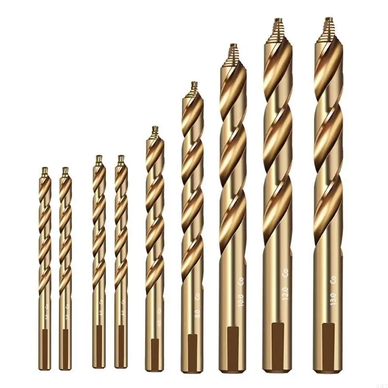 94pc جولة ساق انخفاض تويست الحفر بتات الكوبالت HSS الثقب أداة الحفر