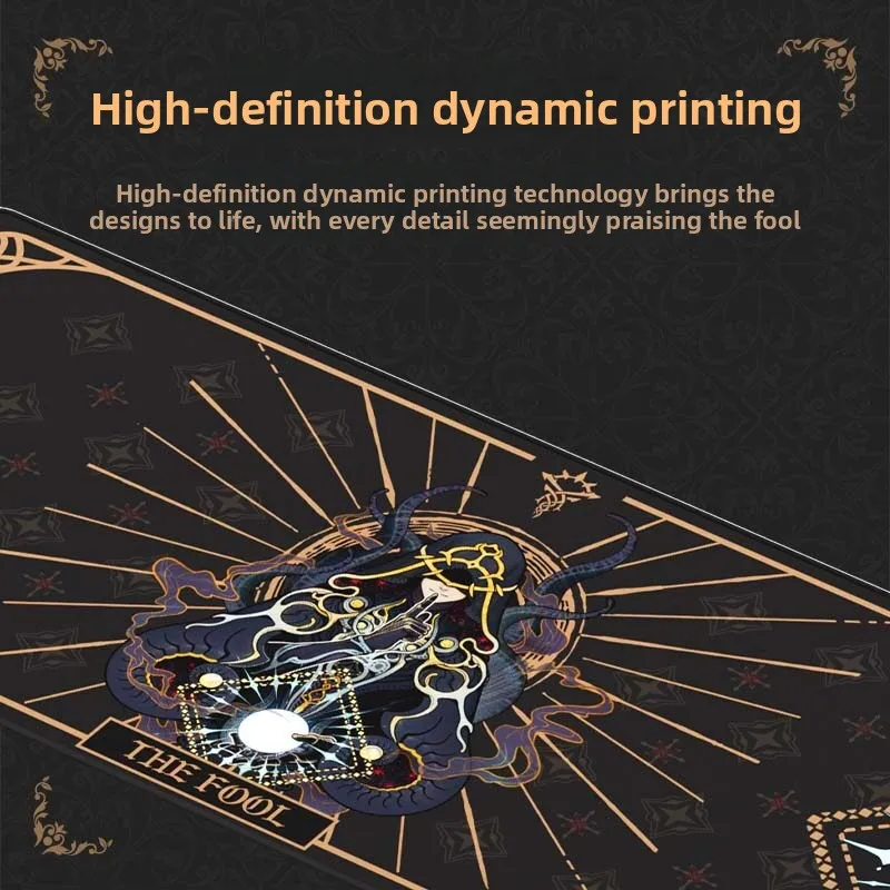 Akko Anime Theme Large Gaming Mouse Pad, 900x400mm Anti-Slip Rubber Base, Stitched Edge Desk Mat for Office & Gamer