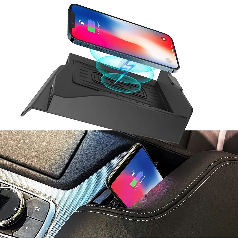 Wireless Charger for Cadillac CT5 Accessories 2020-2023, Center Console Wireless Phone Charging Pad Mat