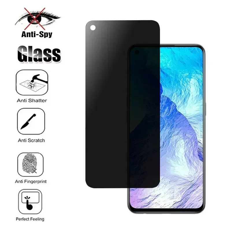 Privacy Screenprotector Voor Realme Gt Neo 5 2 3 Pro 3T 2T Master Anti-Spy Beschermglas Voor Realme 10 9 8 7 Pro 9i 8i Glas