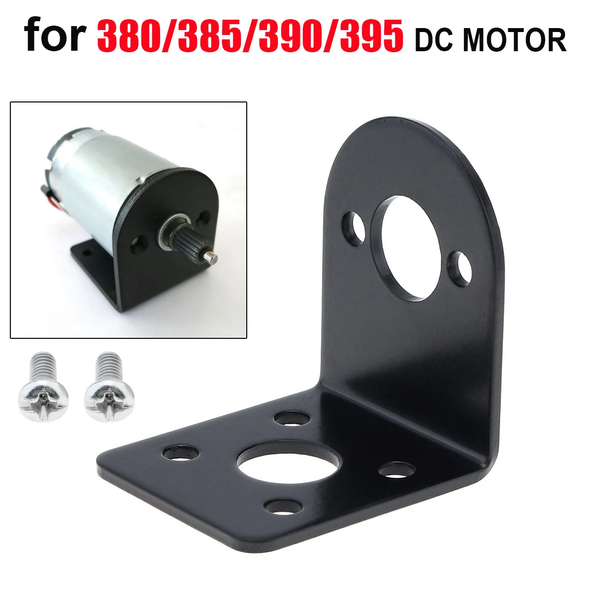 365 385 390 DC Motor Mount Bracket 3 Series Universal L Shaped Fixing Mounting Base Support for 370 380 385 390 395 DC Motor