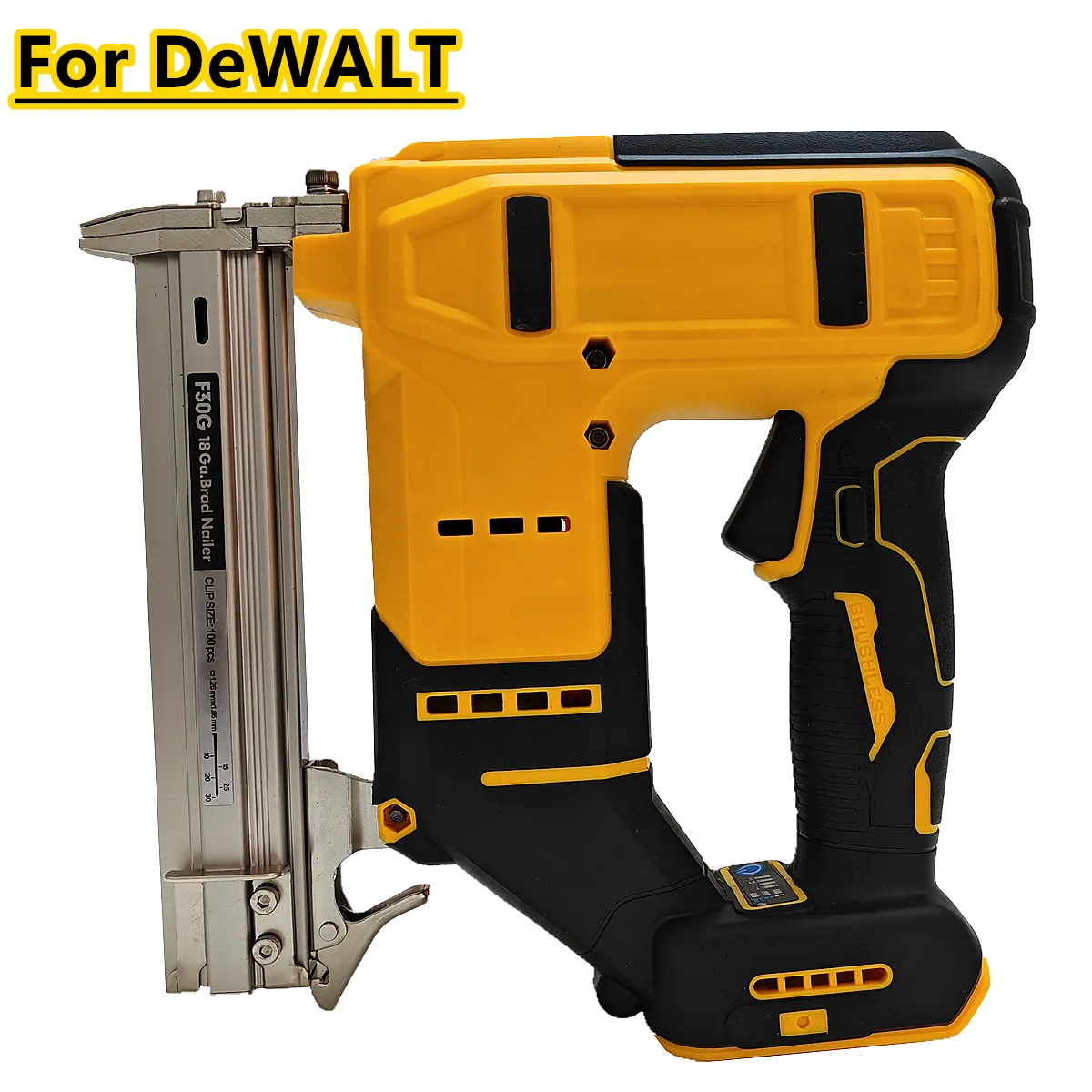 Для Dewalt 20 В 18 В аккумуляторный пистолет для гвоздей прямой/N-образный