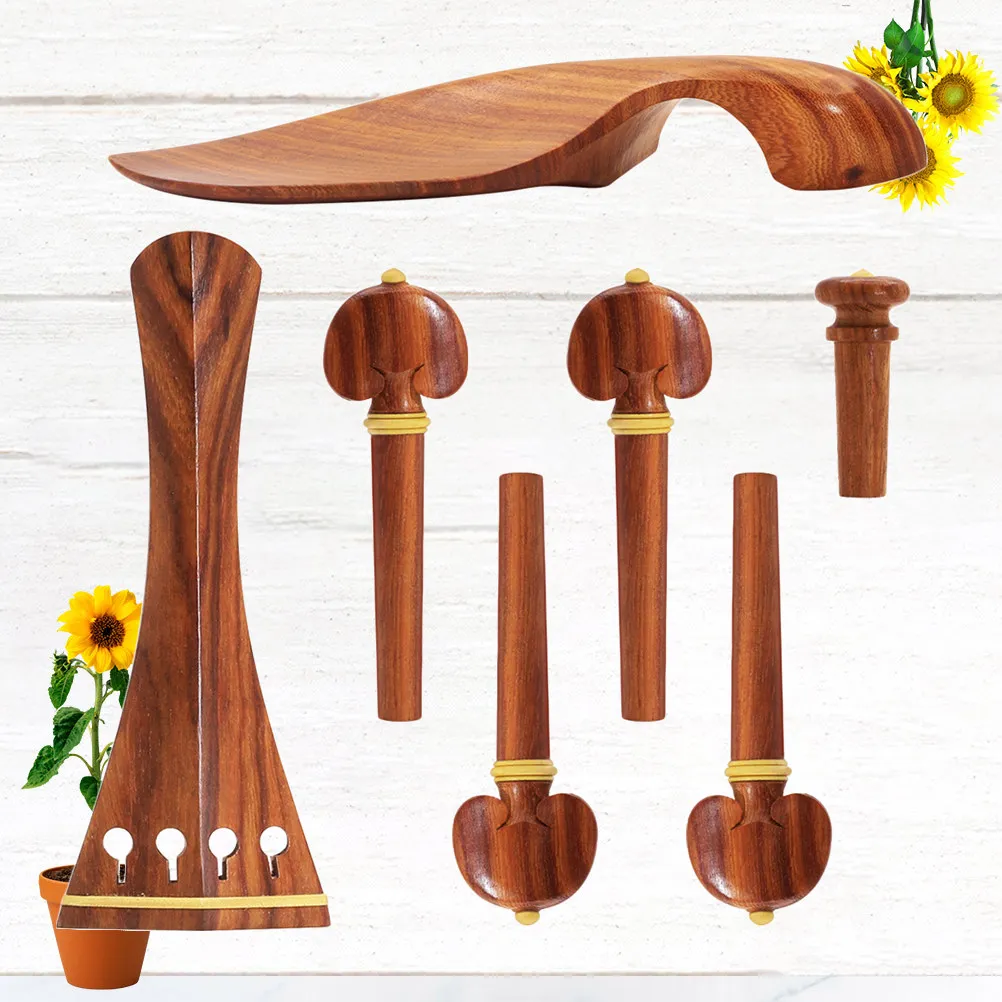 

End Peg for Violin Accessory Accessories Kit Endpin Tailpiece DIY Chinrest Para Beginner