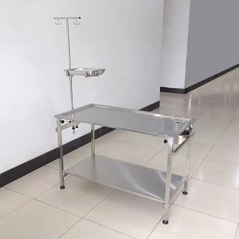 PetFit Double-layer Multi-purpose Veterinary Examination Table for Dogs 304 Stainless Steel CE Certified