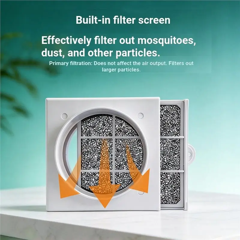 AWAH Air System Duct Air Filter Ducts For Pipe Air Aluminum Alloy Filter Mesh Filters Out Insects And Dust