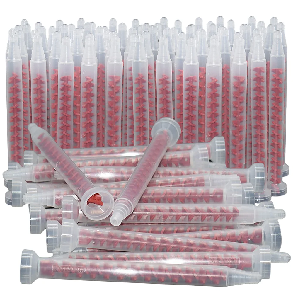 

200pcs Mixing Nozzle Adhesives Dynamic Quick Mixing Nozzles RM12-26 Two Component Glue Mixer 180mm Round Dynamic Mixed Tube Tool