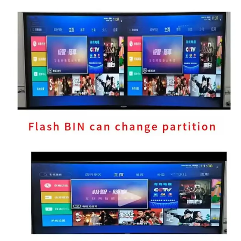 A83X-3X TV Display Image Magnification Board 4K 60Hz To 4K 60Hz Converter Plate To Change Single Dual Partition Screen