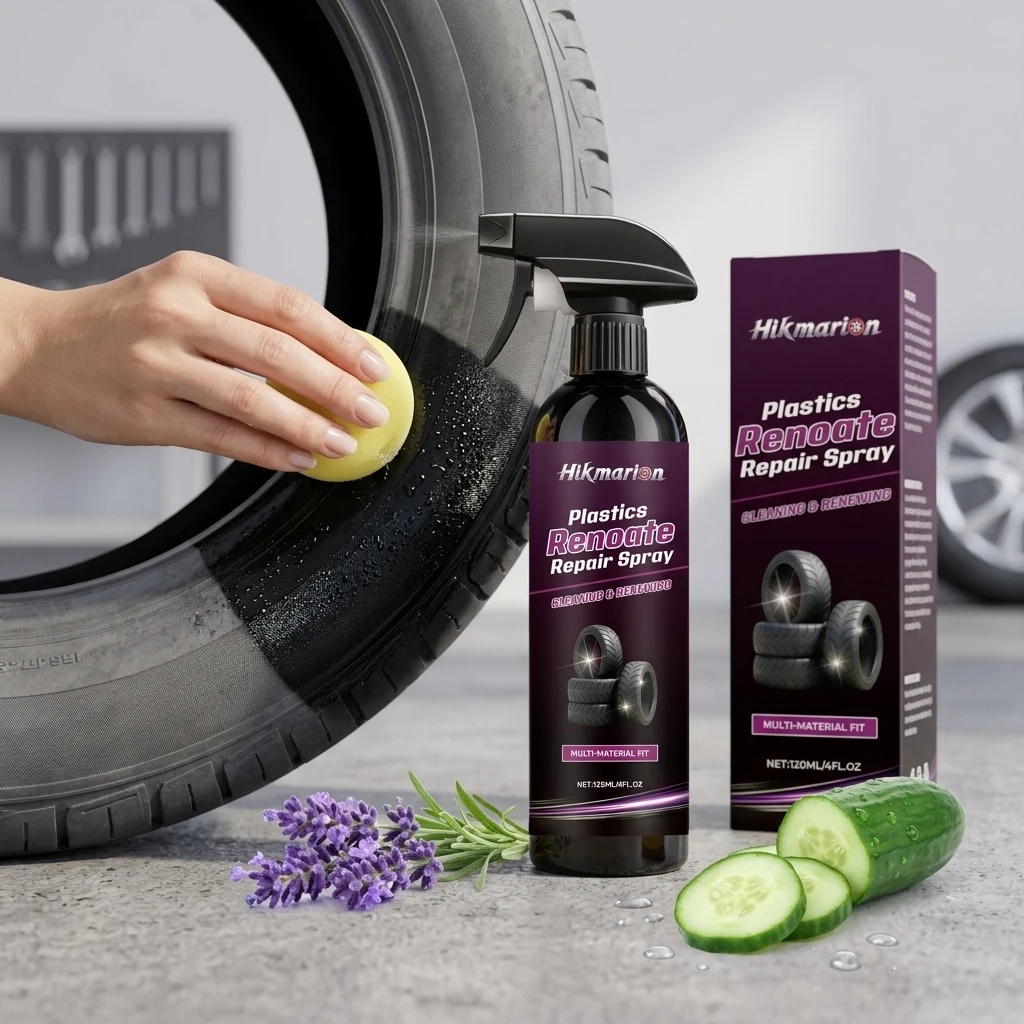Car Interior Polishing Spray Refurbish Faded Plastic Parts Boost Gloss Maintains Surface Smoothness Multi Purpose Cleaning Agent view 2