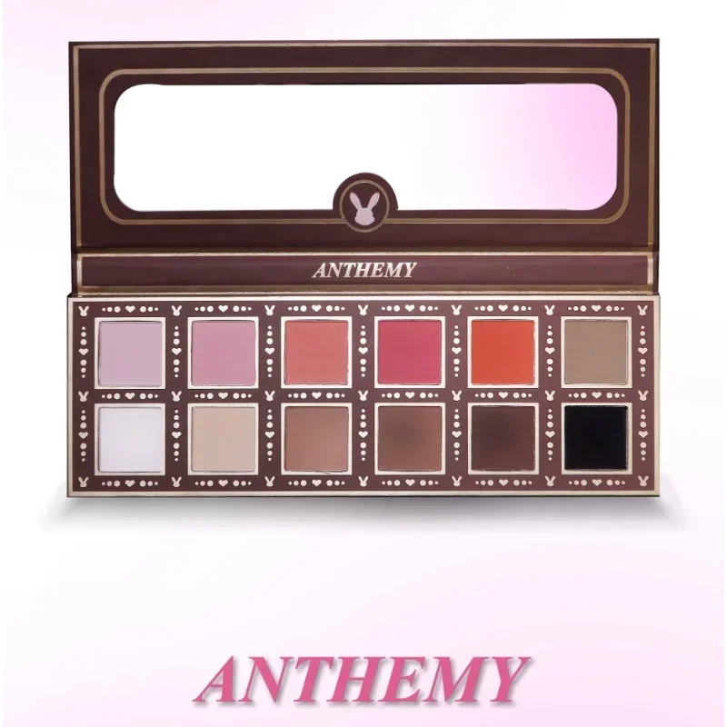 Anthemy Backlight Butterfly 12-Color All Matte Eye Shadow Palette Long-Lasting Eye Shadow Palette Waterproof Makeup Cosmetics
