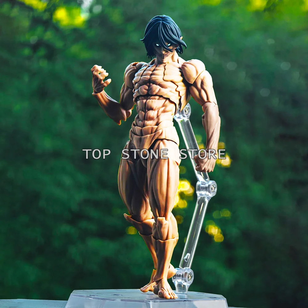 Revoltech The Founding Titan Actionfigur Amazing Yamaguchi Attack on Titan Eren Jaeger Figuren Yeager Figurine PVC-Modell Spielzeug